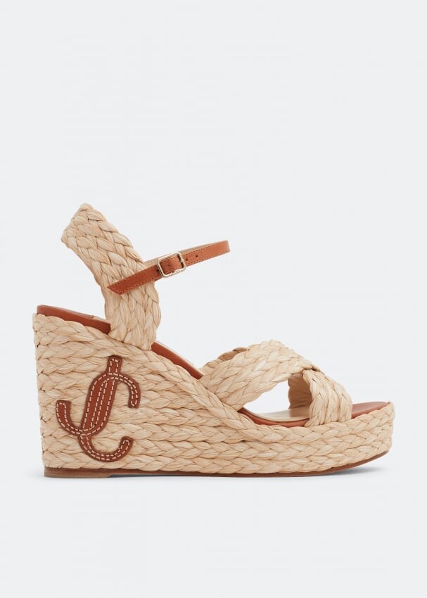 

Сандалии JIMMY CHOO Dellena 100 sandals , бежевый