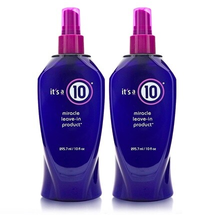 

Несмываемый кондиционер-спрей Miracle, 10 унций, 2 шт., It'S A 10 Haircare