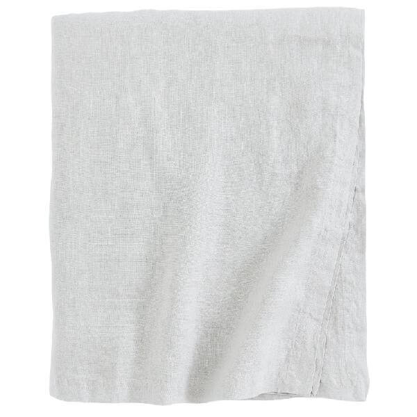 

Скатерть H&M Home Washed Linen, светло-серый
