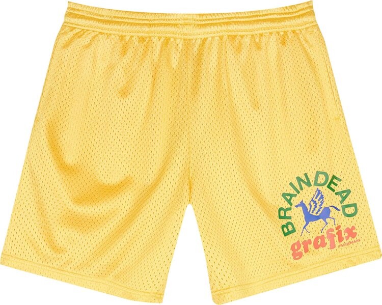 

Шорты Brain Dead Grafix Team Short 'Yellow', желтый