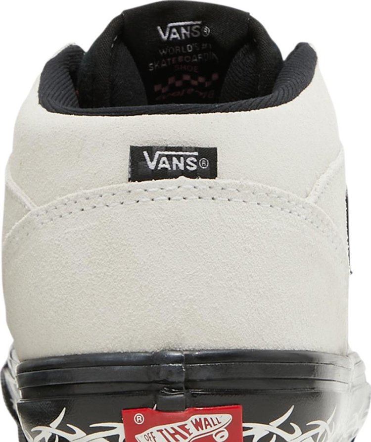 Vans barbed wire hot sale white