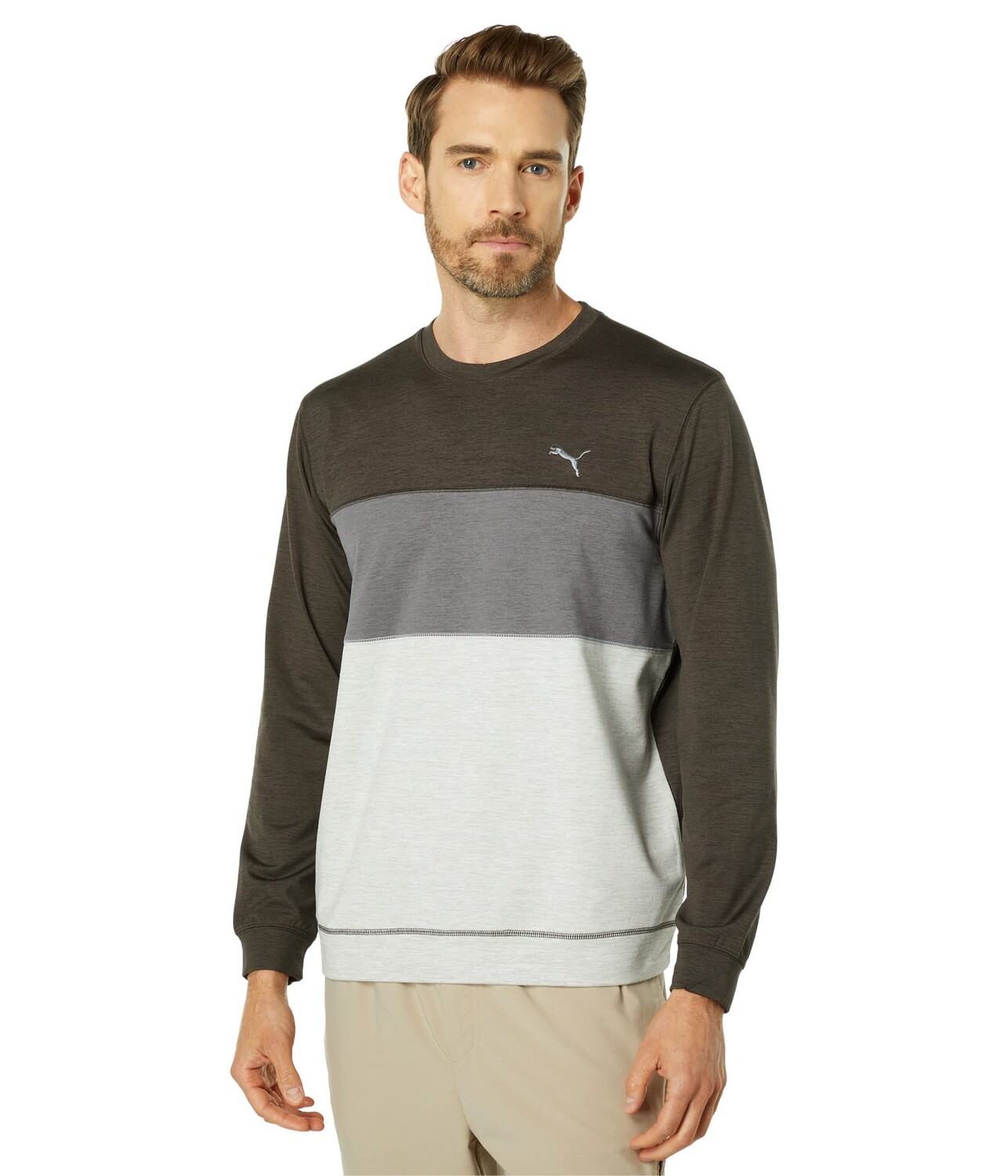 

Пуловер PUMA Golf, Cloudspun Color-Block Crew Neck