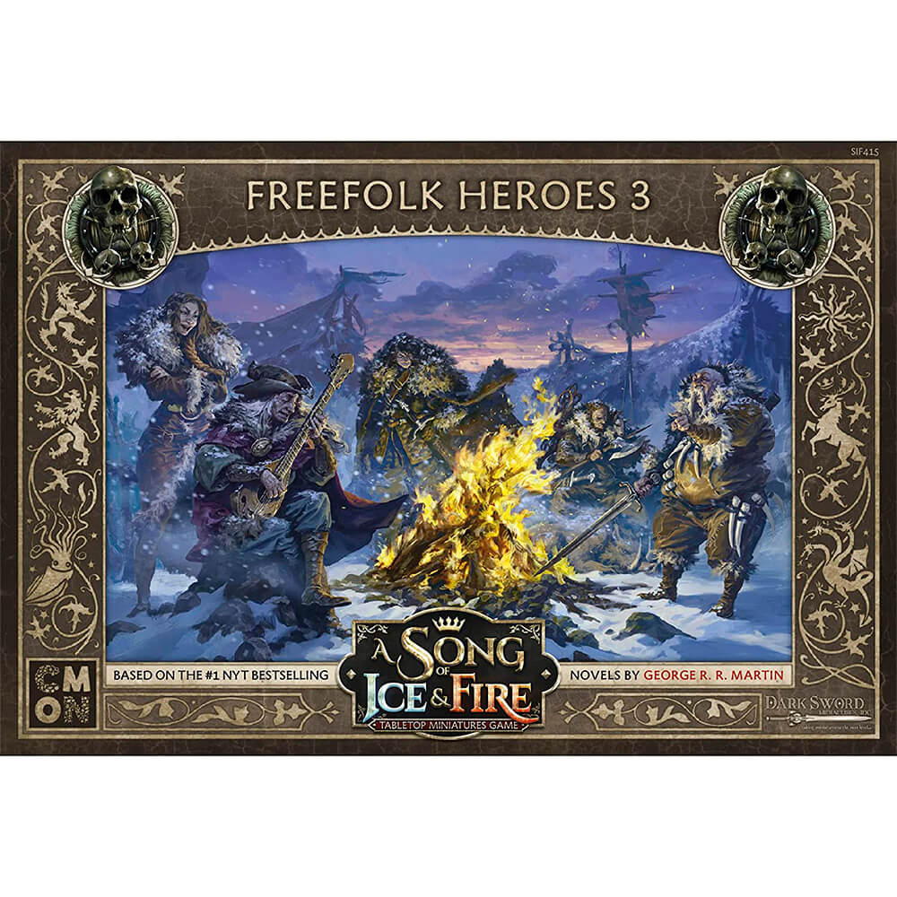 цена Дополнительный набор к CMON A Song of Ice and Fire Tabletop Miniatures Game, Freefolk Heroes III