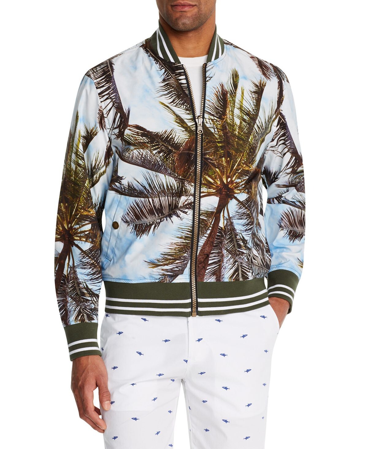 

Мужская двусторонняя куртка-бомбер slim-fit tobago Brooklyn Brigade, Серый