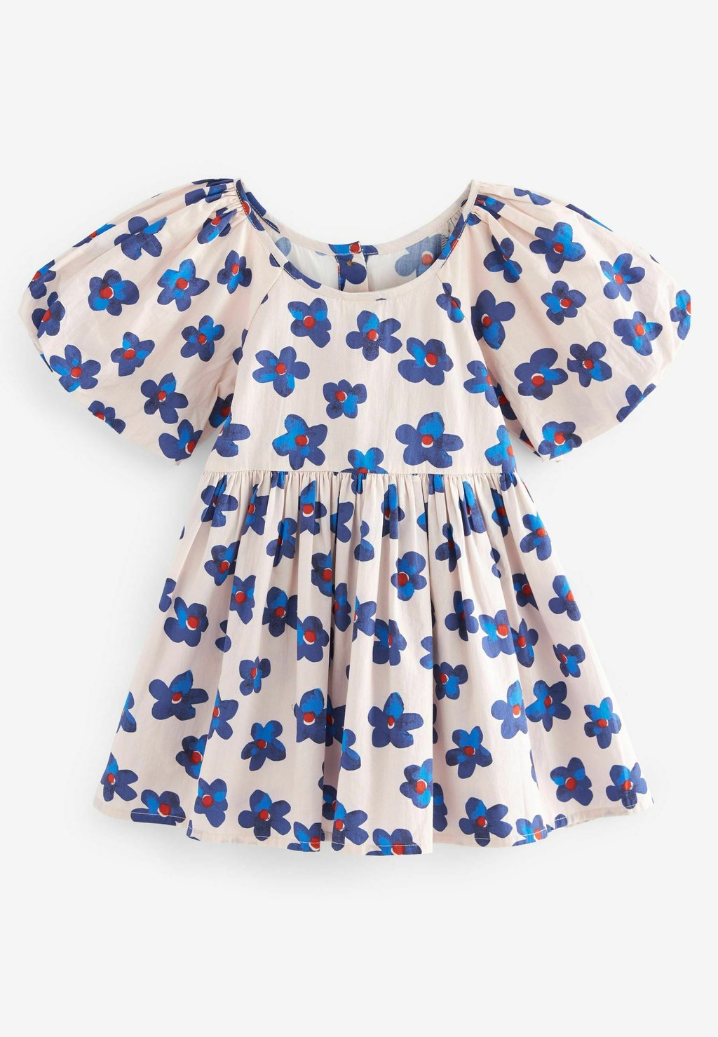 Летнее платье Puff Sleeve Regular Fit Next, цвет blue floral