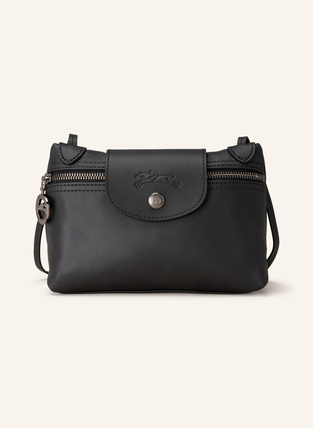 

Сумка через плечо LONGCHAMP LE PLIAGE CUIR, черный