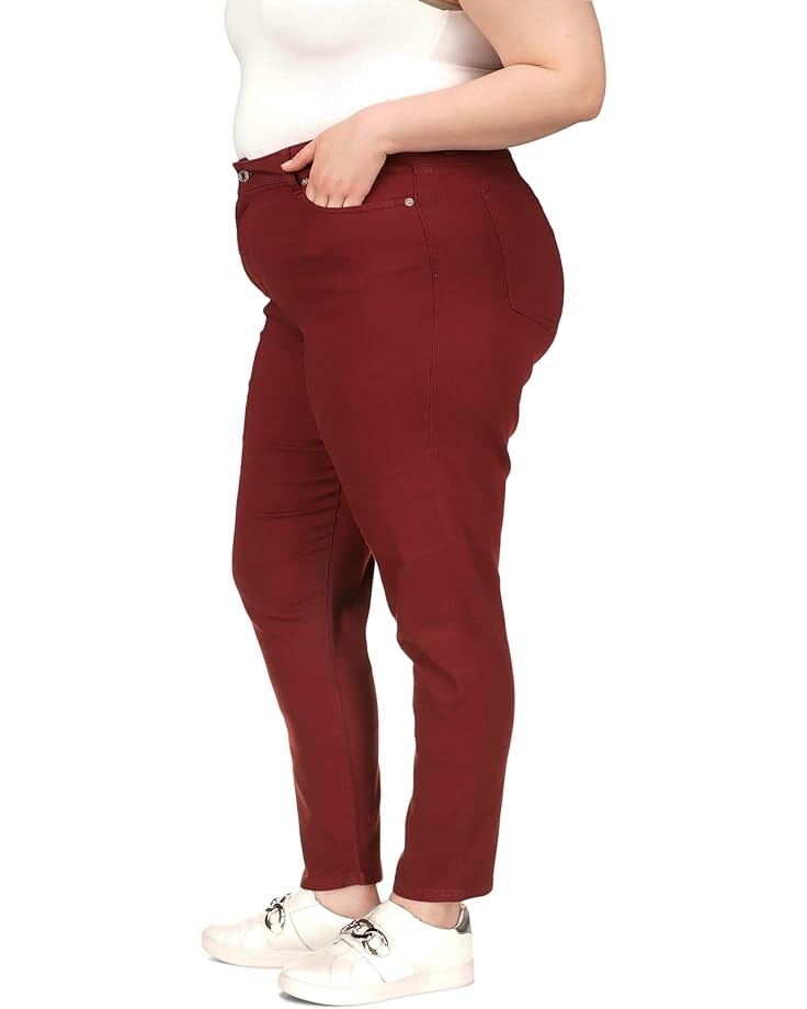 

Джинсы Michael Kors Plus Size Super Stretch High-Waisted Pants, цвет Merlot