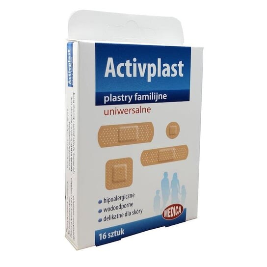 

Activ plast, Семейные пластыри, универсальные, 16 шт.