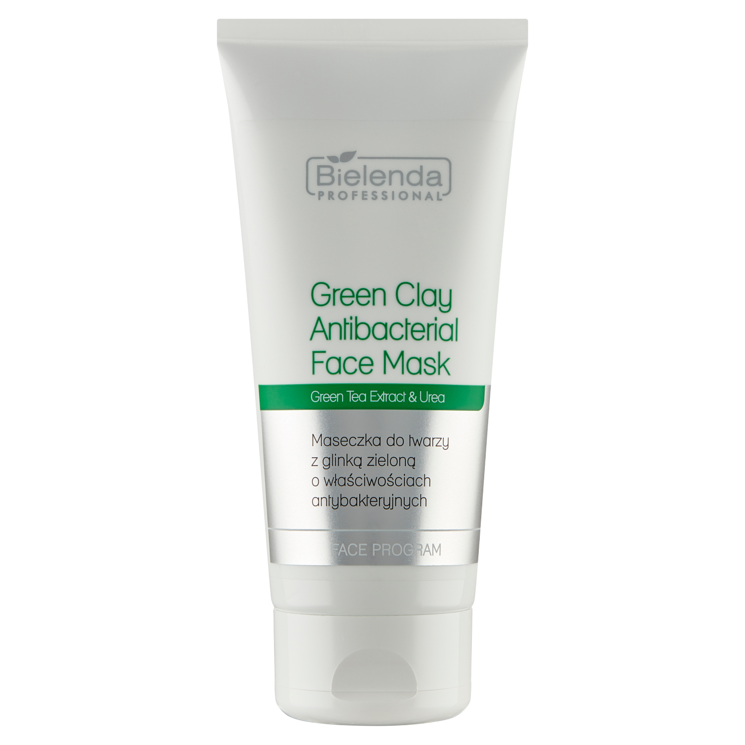 Антибактериальная маска для лица с зеленой глиной Bielenda Professional, 150 гр