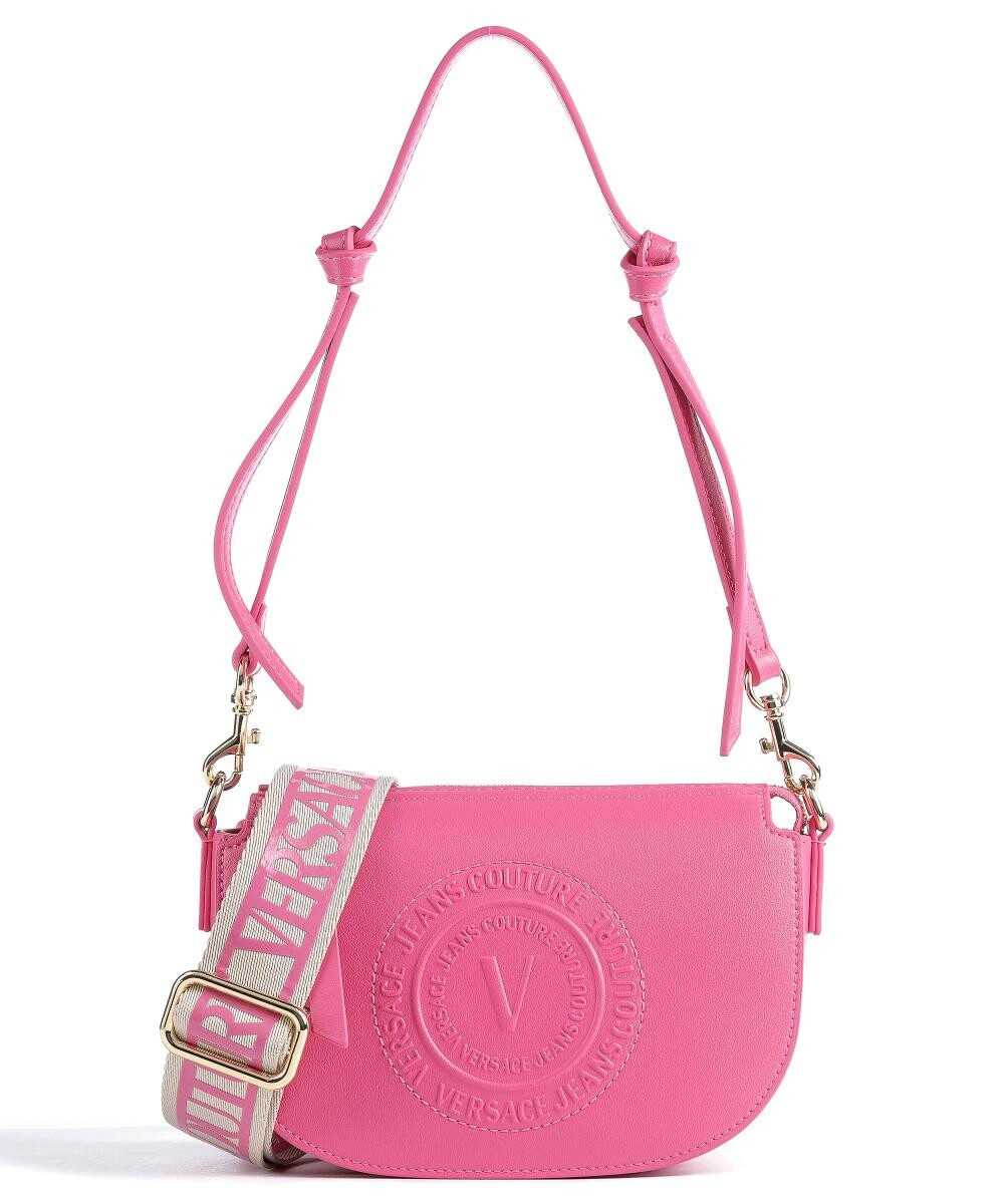 

Сумка на плечо V-Emblem из искусственной кожи Versace Jeans Couture, розовый