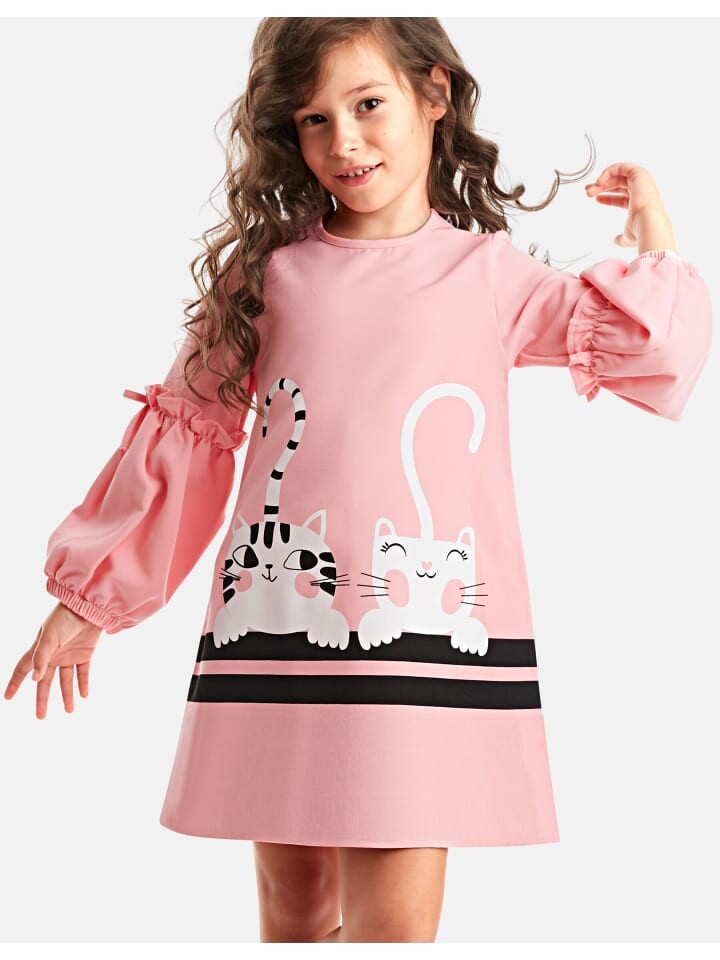 

Платье Denokids Cute Friends, розовый