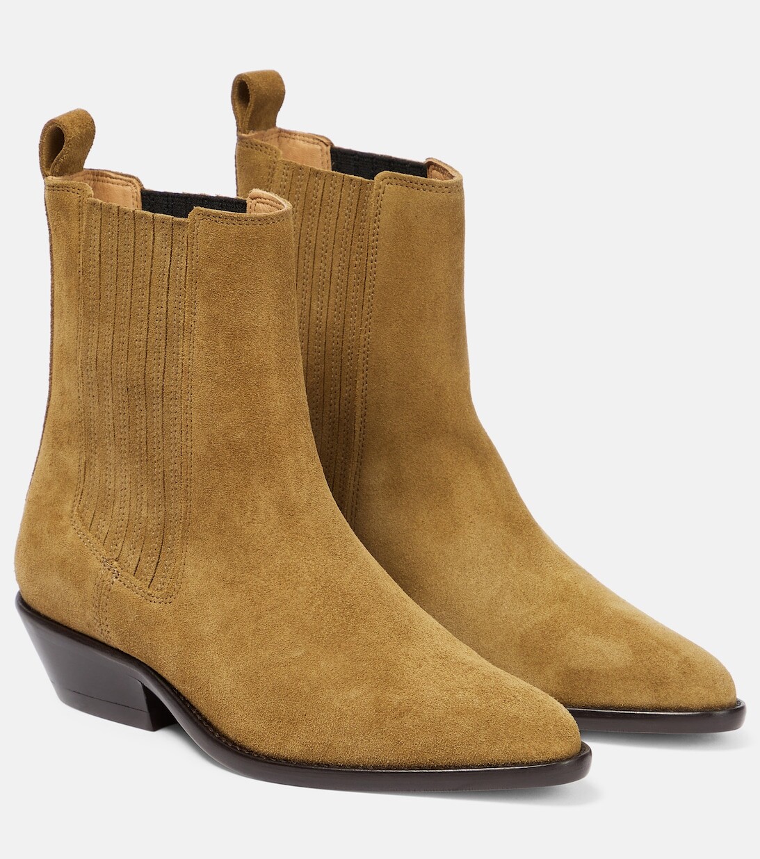 

Замшевые ботильоны Delena Isabel Marant, бежевый
