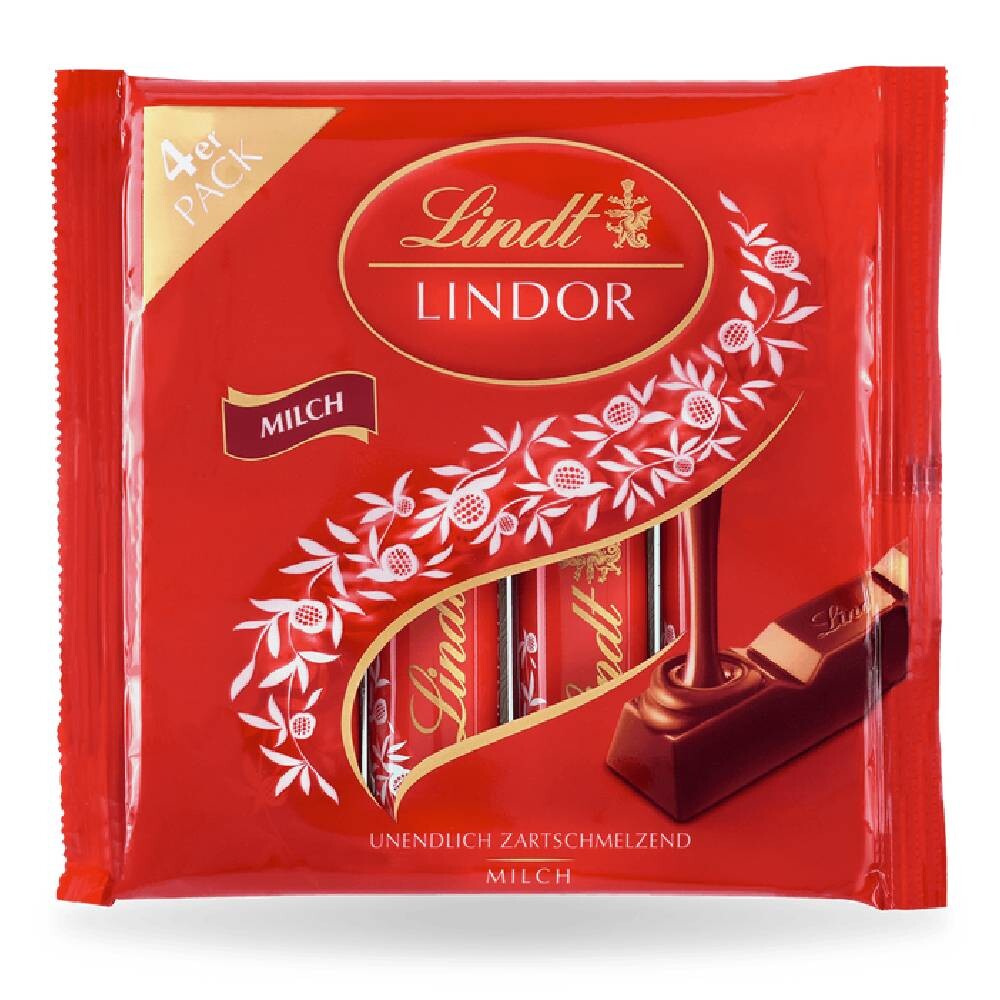 

Набор шоколадных батончиков Lindt Lindor Stick Multipack, молочный шоколад, 4Х25г