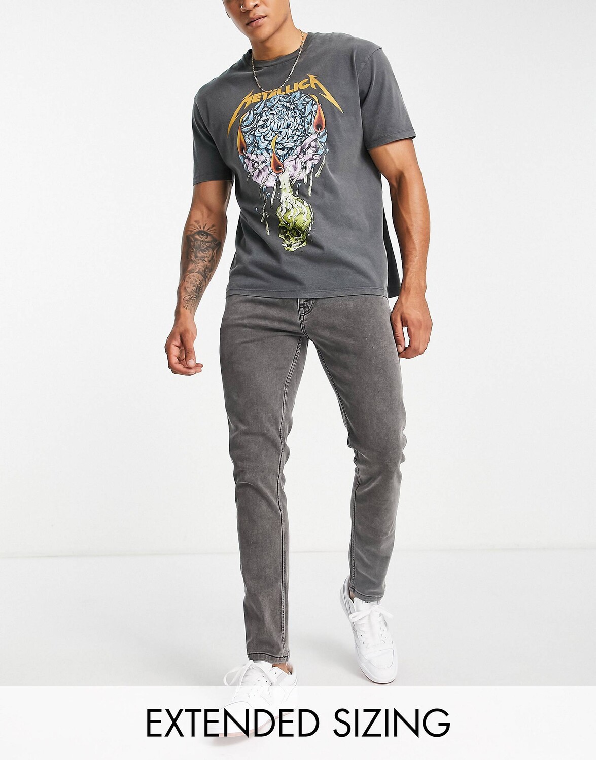 

Черные джинсы скинни ASOS DESIGN