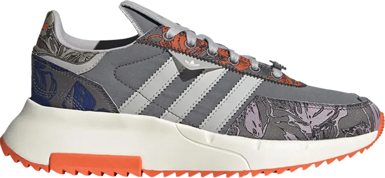 

Кроссовки Adidas Wmns Retropy F2 'Grey Orange Floral', серый