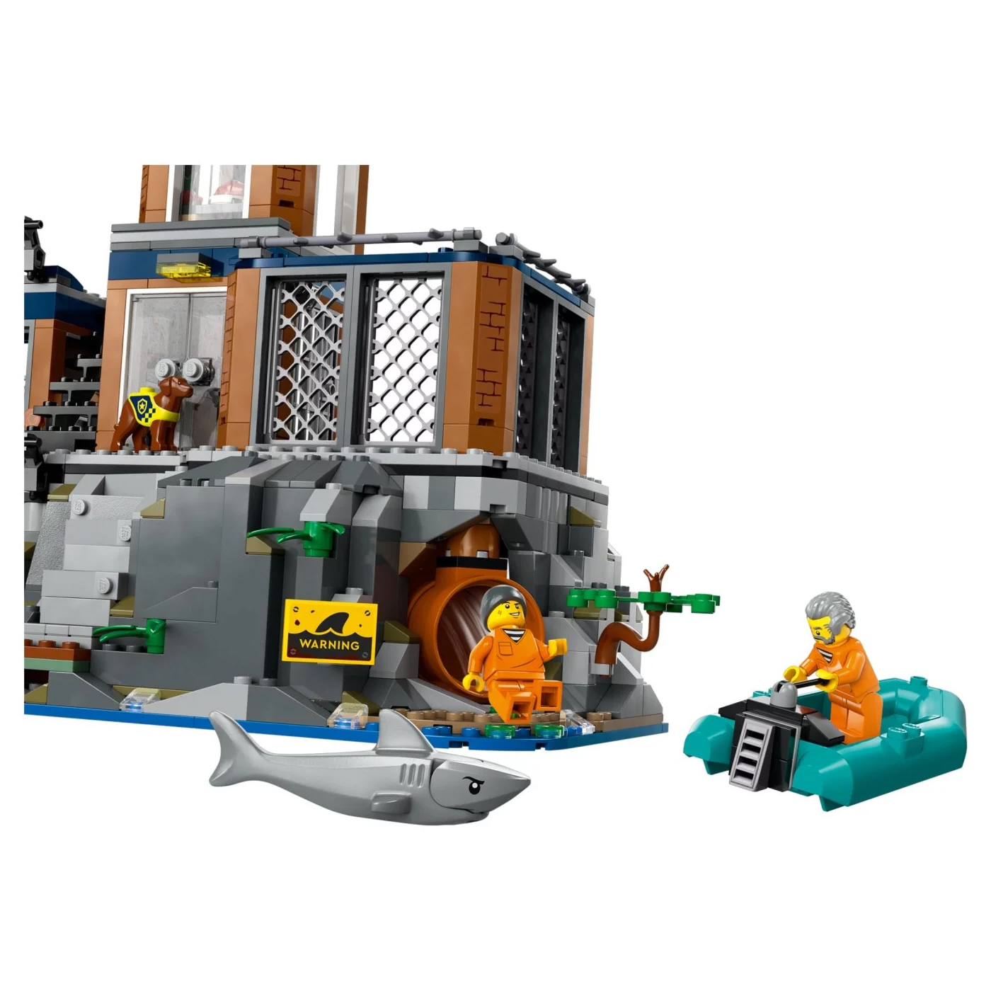 Конструктор Lego City Police Prison Island 60419, 980 деталей