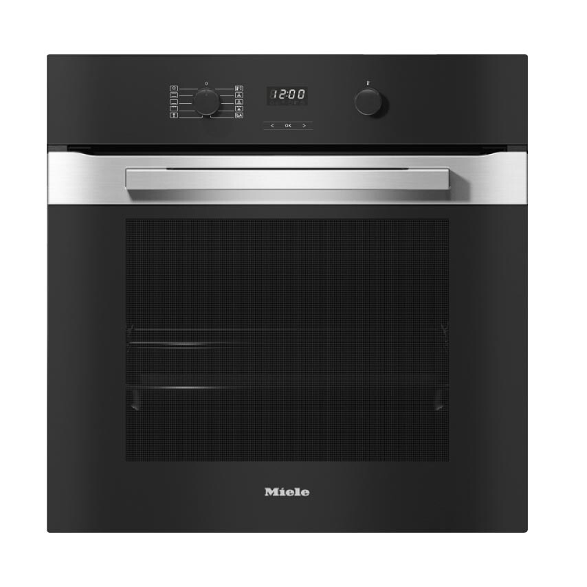 

Духовой шкаф Miele H2860B CLST, сталь/черный