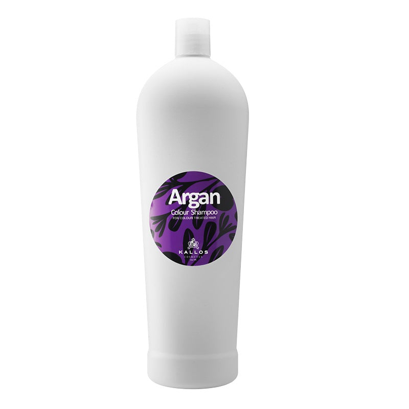 цена Kallos Argan Color Shampoo аргановый шампунь для окрашенных волос 1000мл