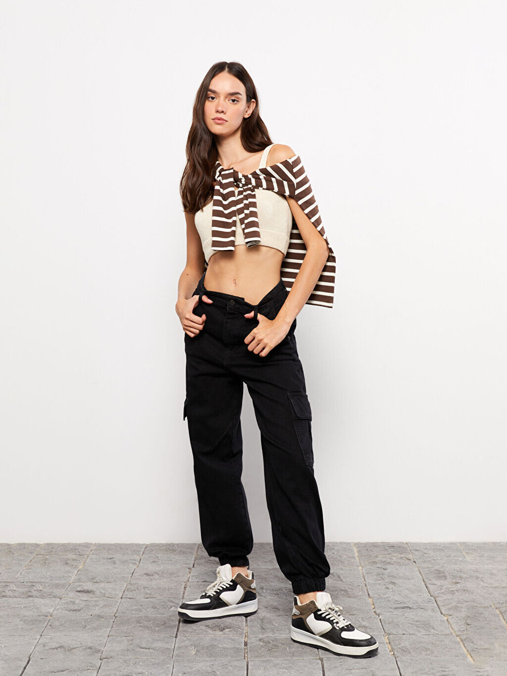 

Комфортные прямые женские джинсы-джоггеры LCW Jeans