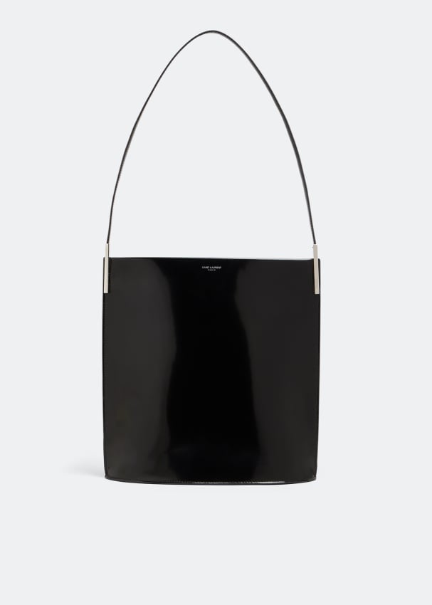 Сумка SAINT LAURENT Suzanne rigid shoulder bag, черный