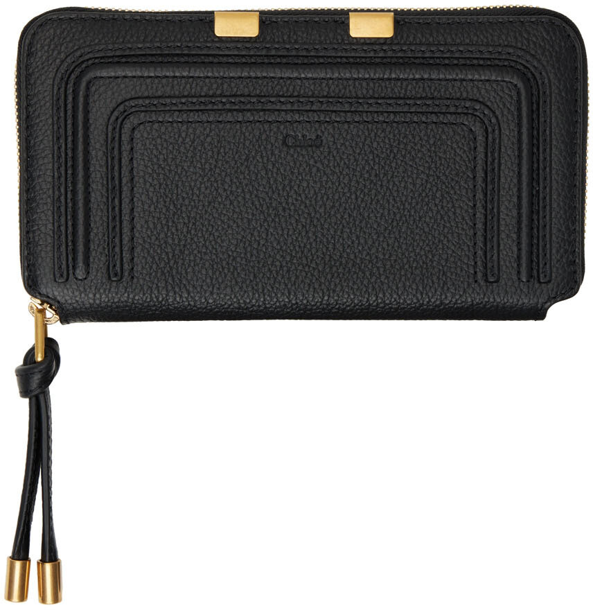 

Черный длинный кошелек Marcie Chloé
