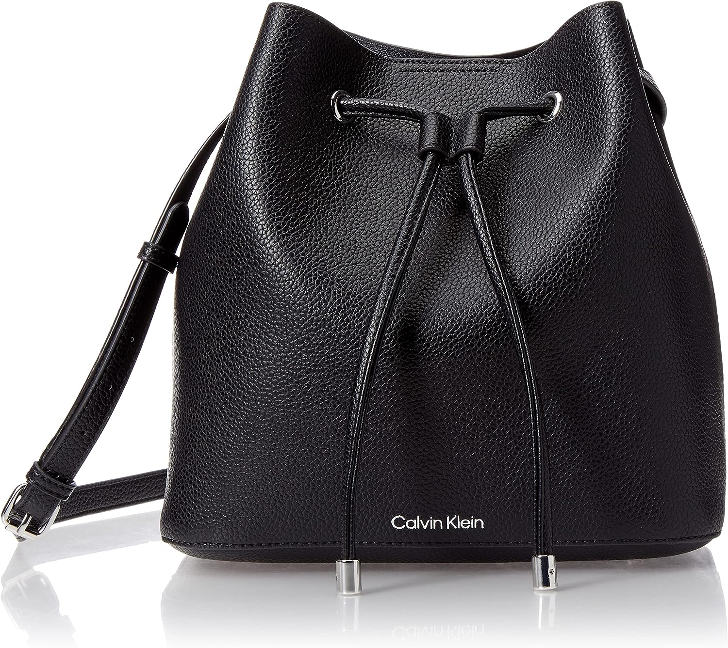 

Сумка на плечо Calvin Klein Gabrianna Novelty Women's, черный/серебристый