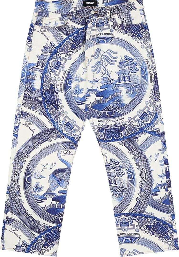 

Брюки Palace China Plate Trousers 'Navy', синий