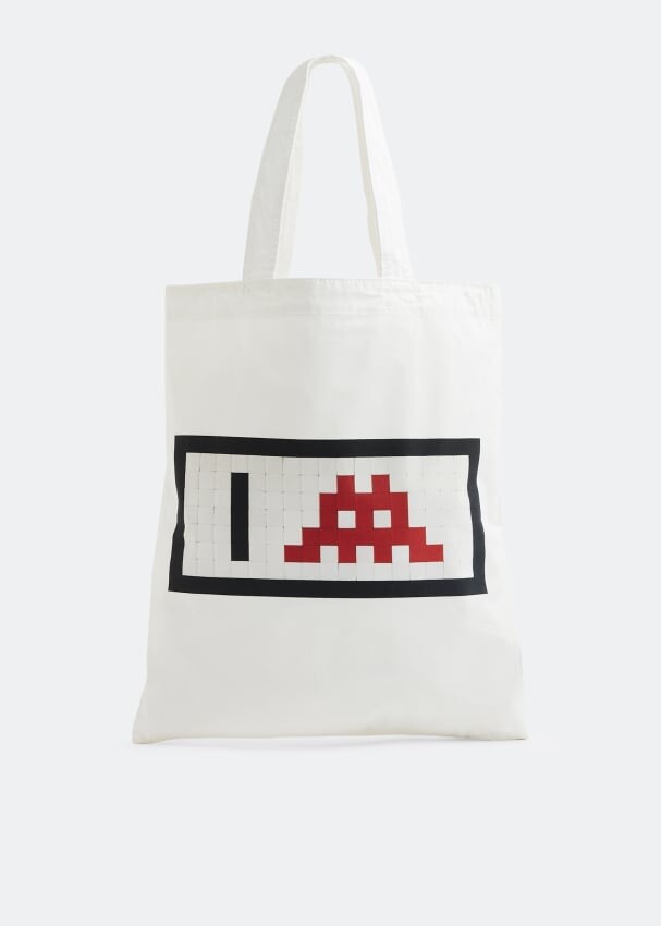 

Сумка-тоут COMME DES GARÇONS x ASICS canvas tote bag, белый