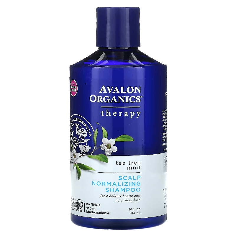 Шампунь для кожи головы Avalon Organics чайное дерево и мята, 414 мл - фото