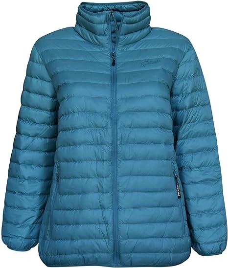 

Куртка SportCaster Women's Plus Size Packable Down, бирюзовый, Зеленый