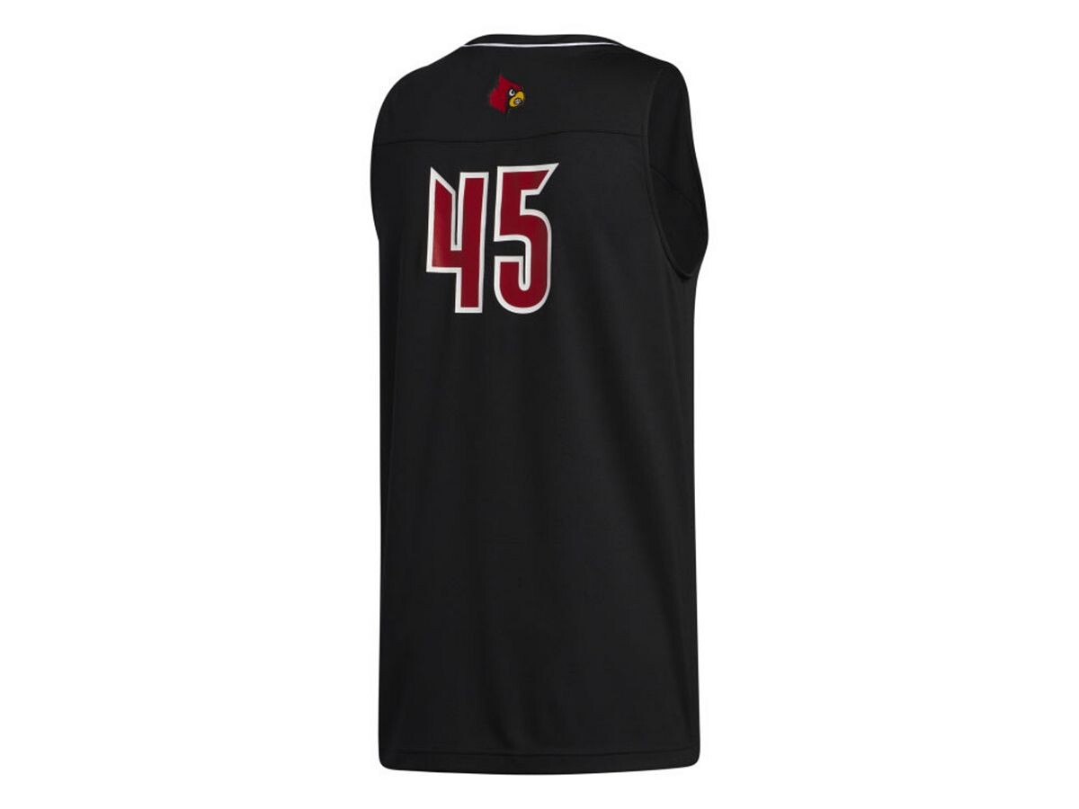 Мужское джерси ali swingman louisville cardinals adidas, черный