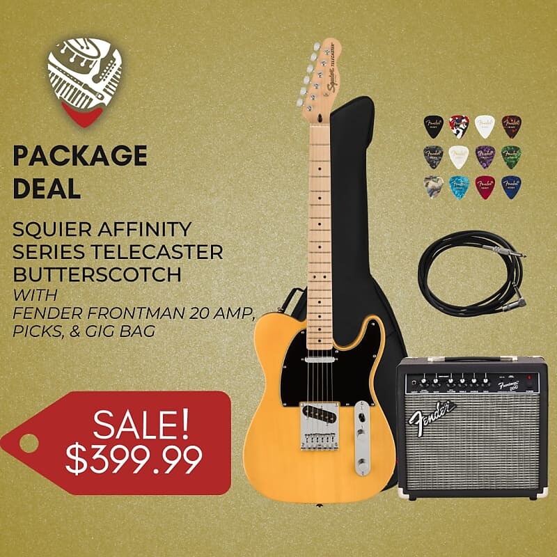 

Телекастер Squier Affinity Series Bundle - Butterscotch Affinity Bundle