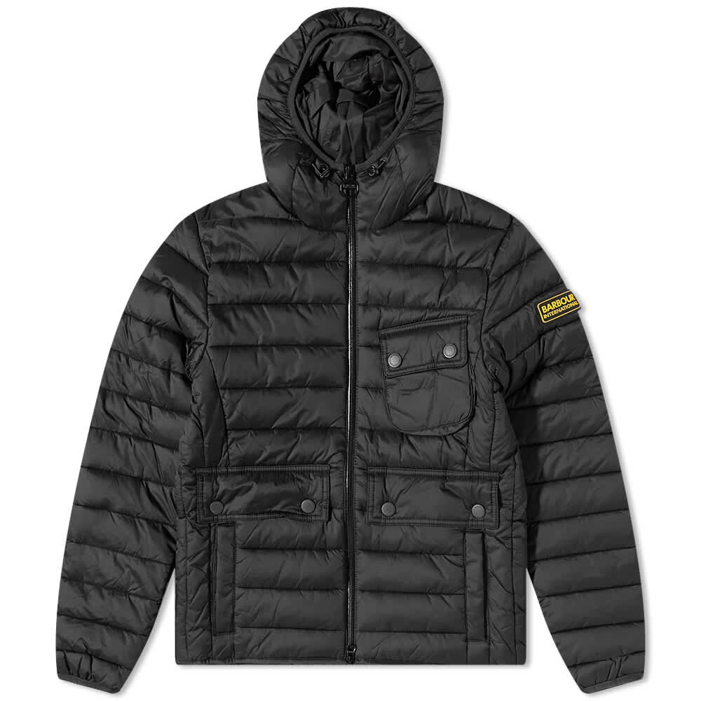 

Стеганая куртка с капюшоном International Ouston Barbour, Серый