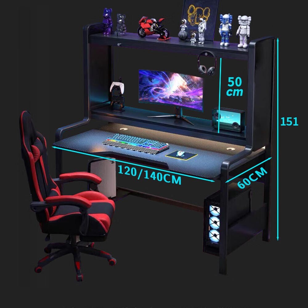 

Игровой стол Orenford Three Layer Gaming Desk, 140x60 см, черный