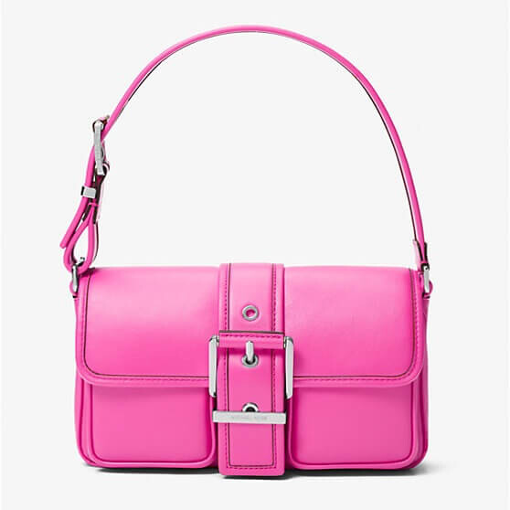 

Сумка Michael Michael Kors Colby Medium Leather, ярко-розовый