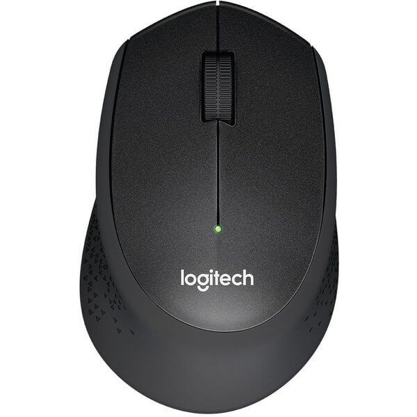 Мышь беспроводная Logitech M330 Silent Plus, черный - фото