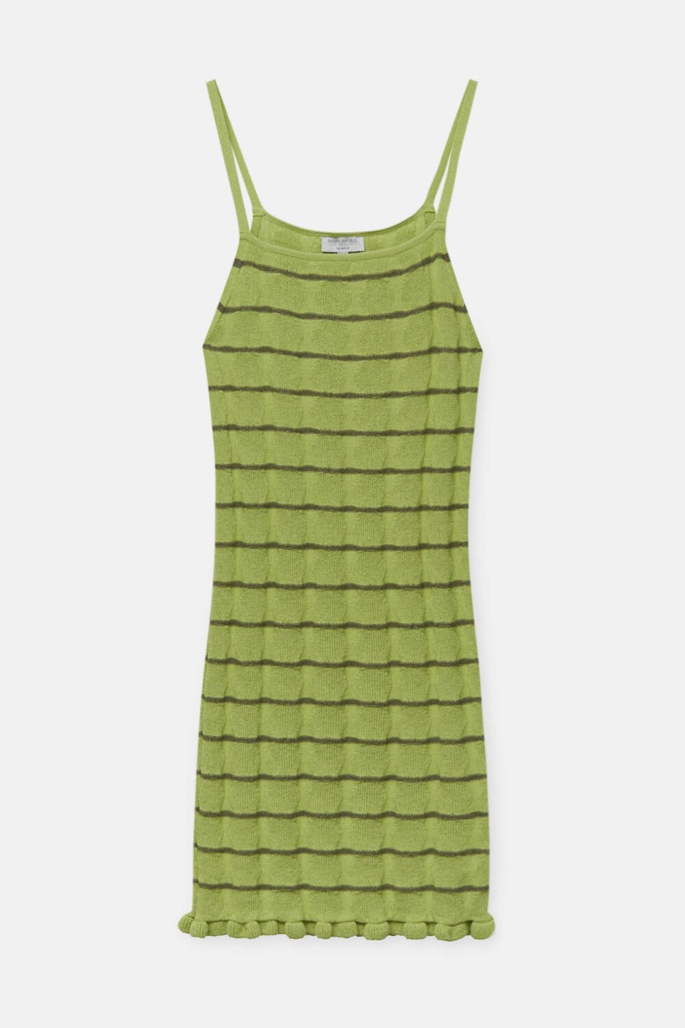 

Платье Pull&Bear Textured Striped Knit, зеленый