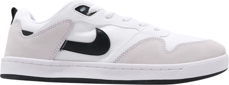 Кроссовки Nike Alleyoop SB 'White Black', белый - фото