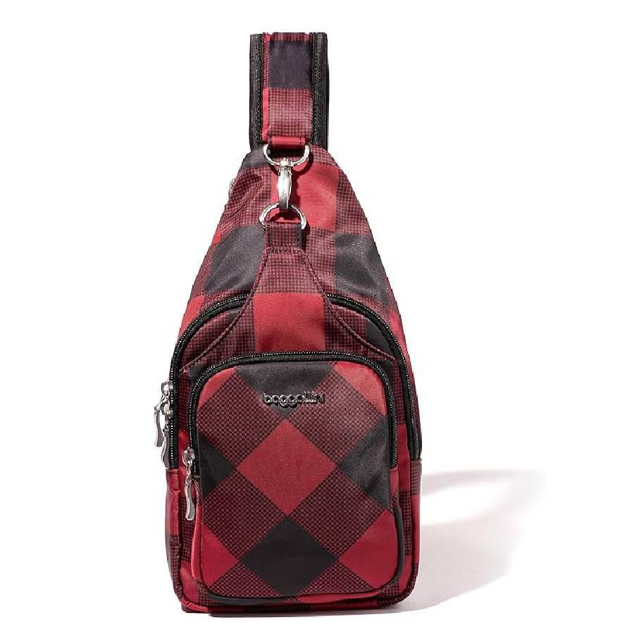 Рюкзак-слинг Baggallini Central Park, черный/красный пк кидс тойз дв рюкзак слинг на молнии цвет белый