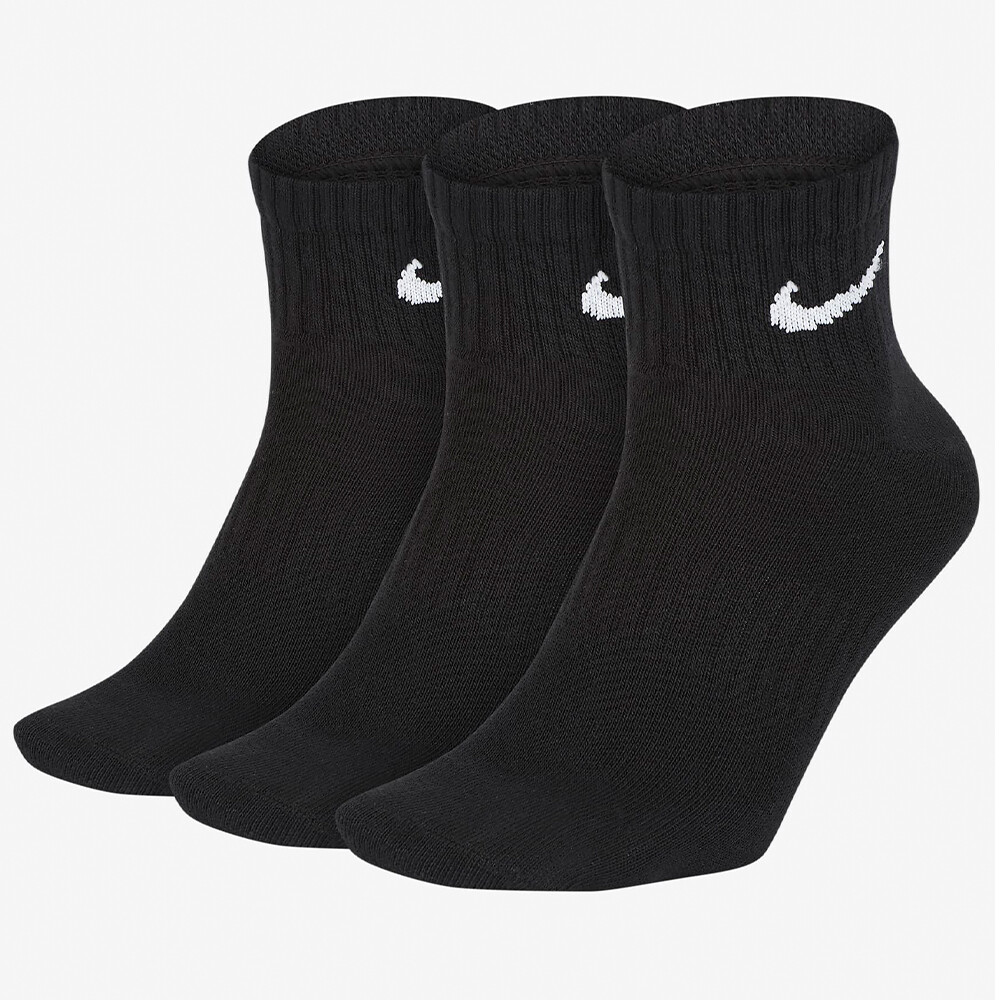 

Nike Everyday Lightweight, 3 пары, чёрный/белый