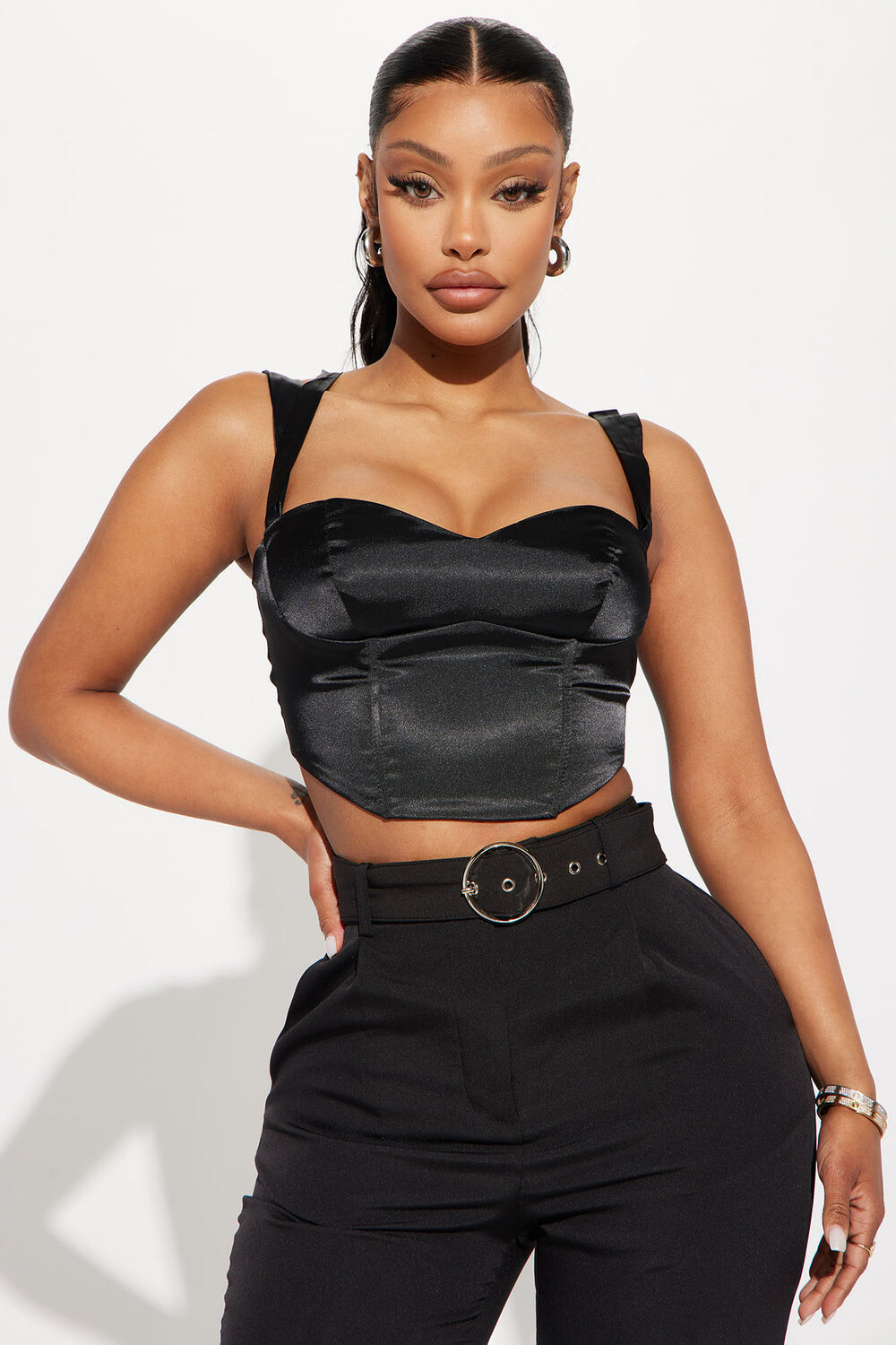

Топ Fashion Nova TA26734, черный