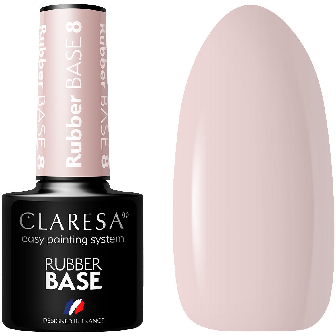 Claresa Rubber Base резиновая основа для ногтей 8,5 г