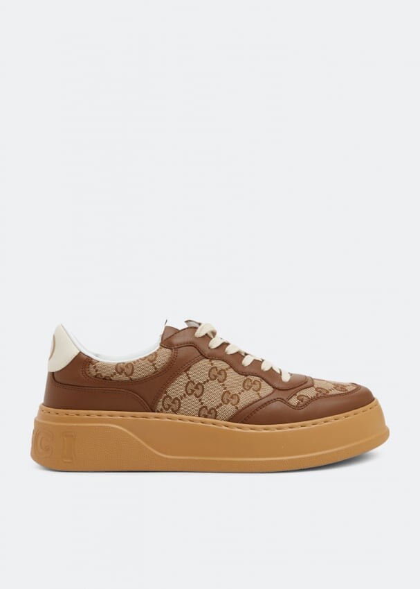 

Кроссовки GUCCI Chunky B sneakers, бежевый