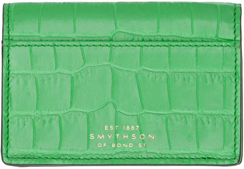 

Зеленый кошелек Mara Smythson