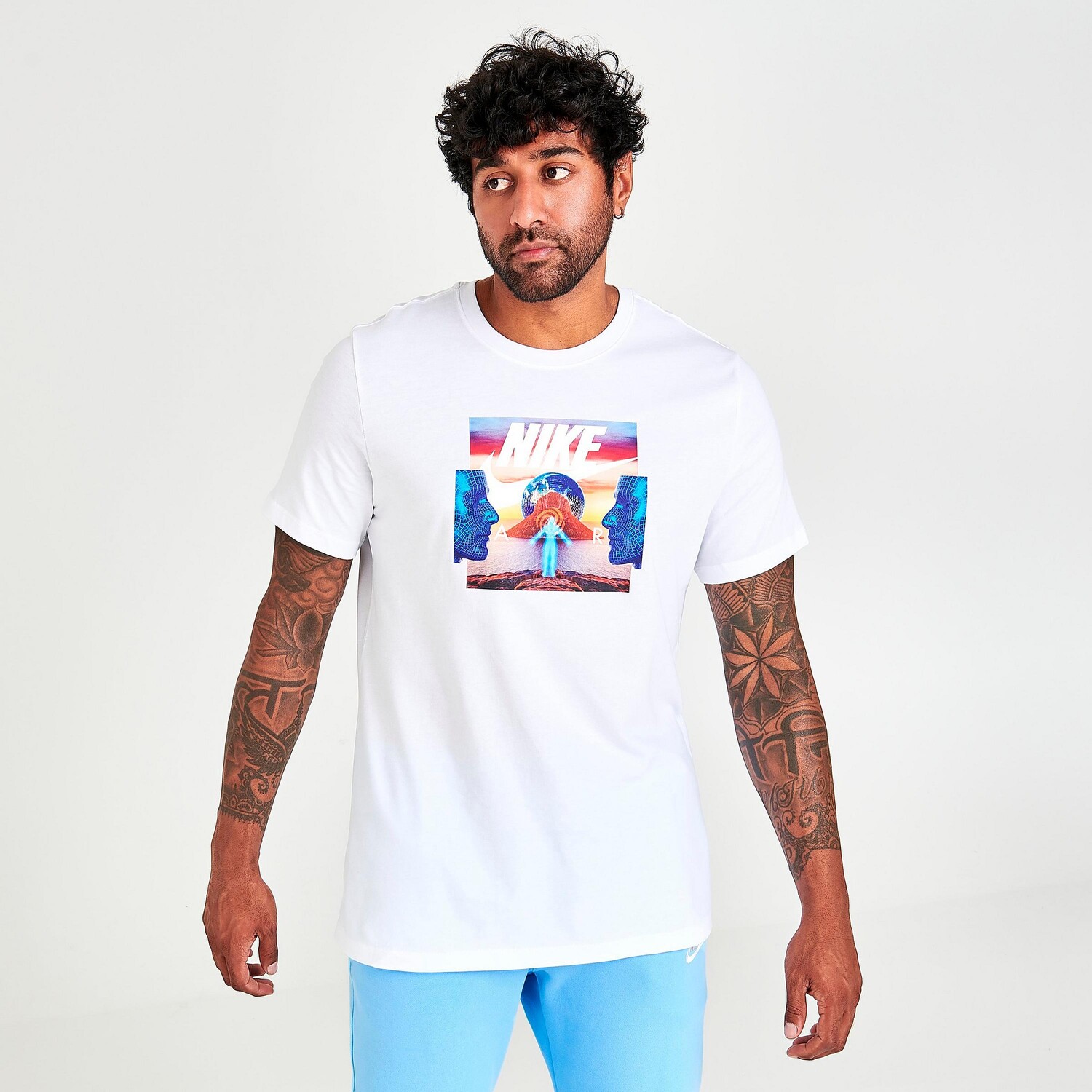 

Мужская футболка Nike Sportswear Futura Festival, белый
