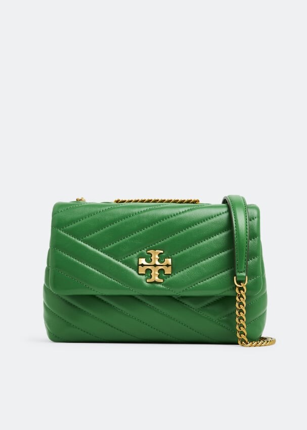 

Сумка TORY BURCH Kira small shoulder bag, зеленый