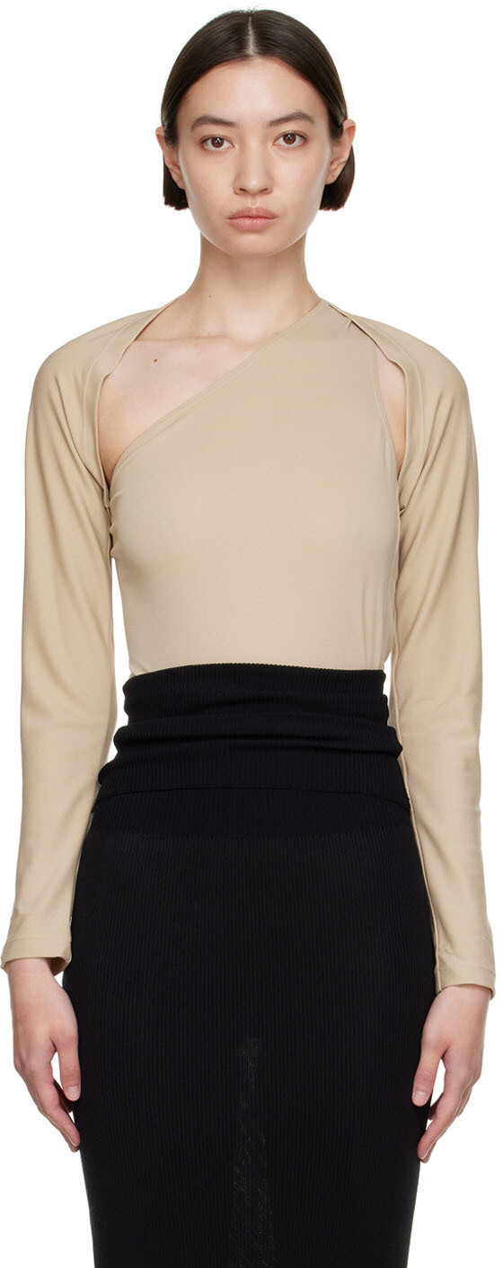 

Beige Nao Takekoshi Edition Cardigan Wolford, Черный