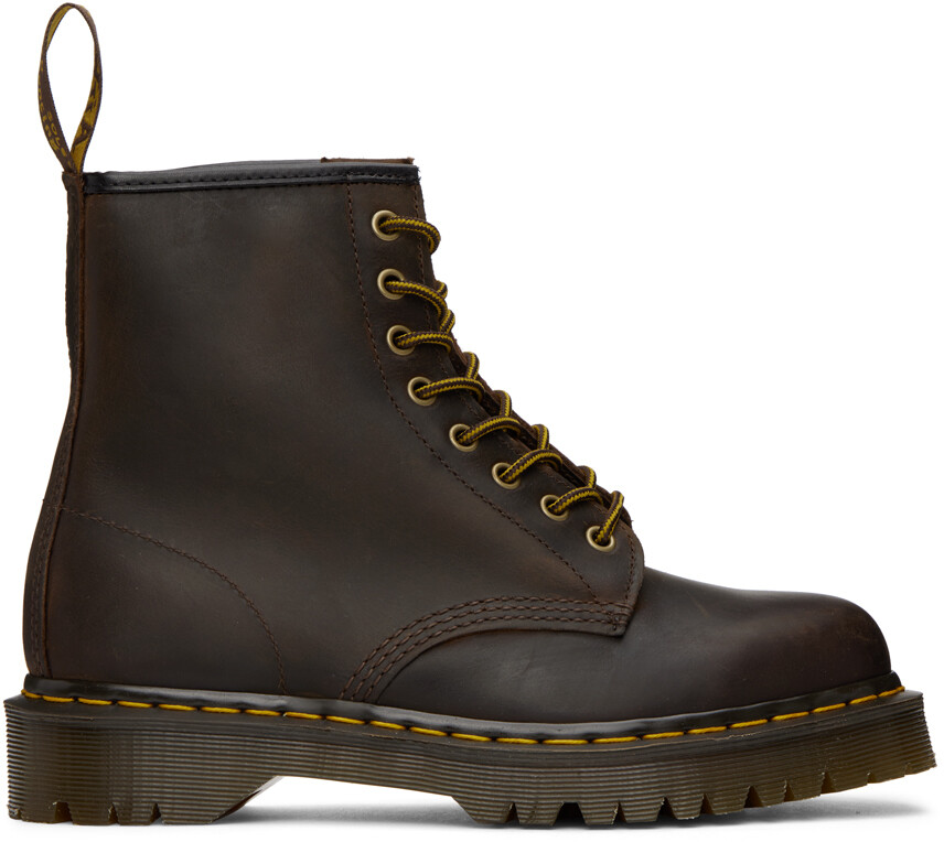 

Коричневые ботинки на платформе 1460 Bex Dr. Martens
