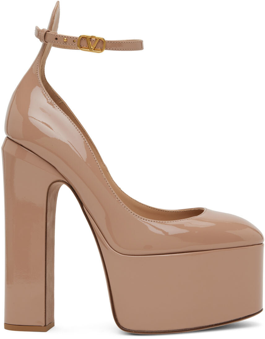 

Розовые туфли на платформе Tan-Go Valentino Garavani
