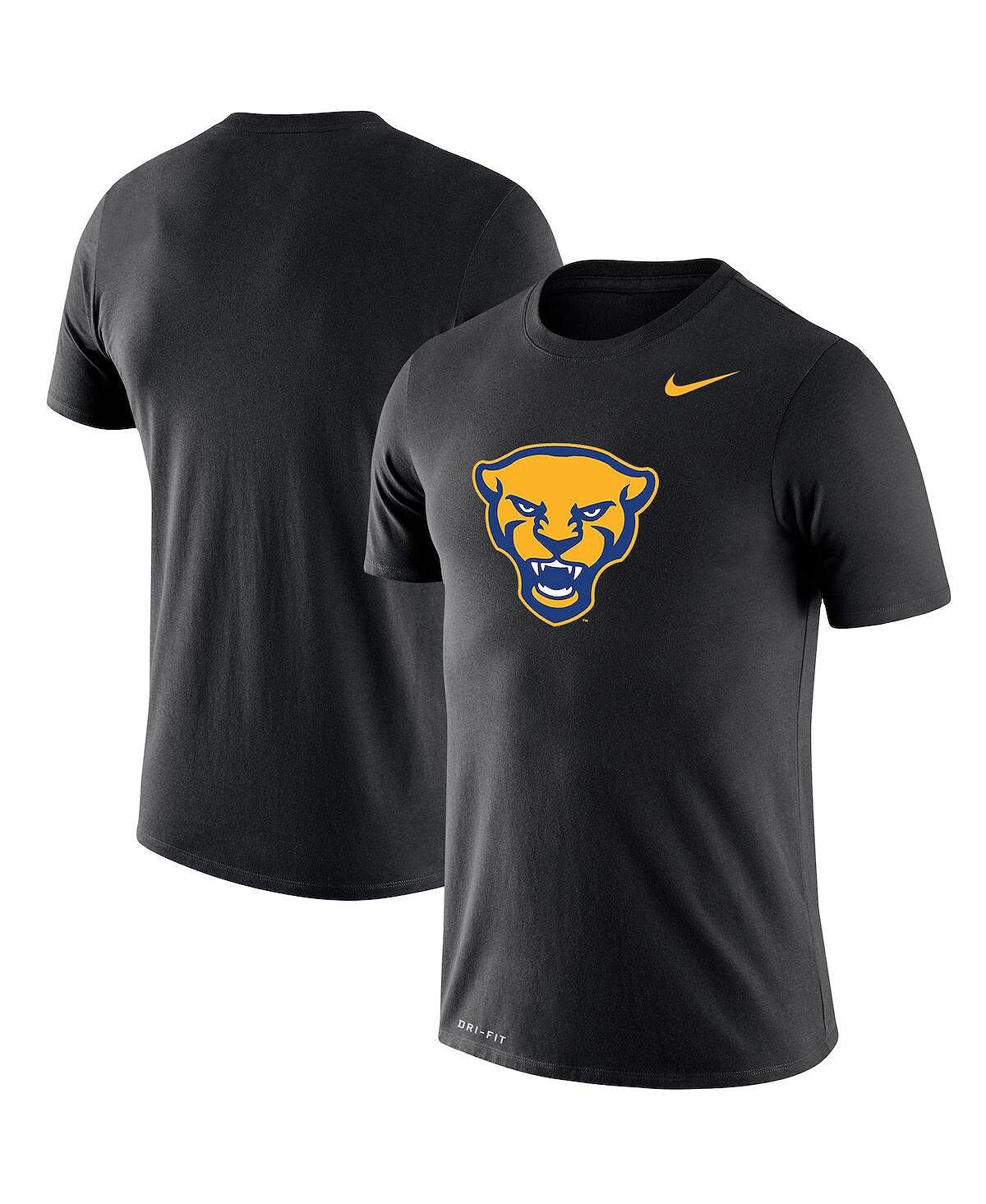 

Мужская черная футболка pitt panthers school secondary logo legend performance Nike, черный